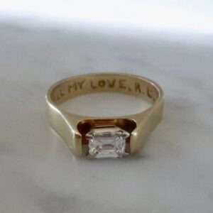Vintage Chunky Diam Ring