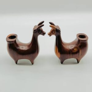 Wooden Horse Candle Holders